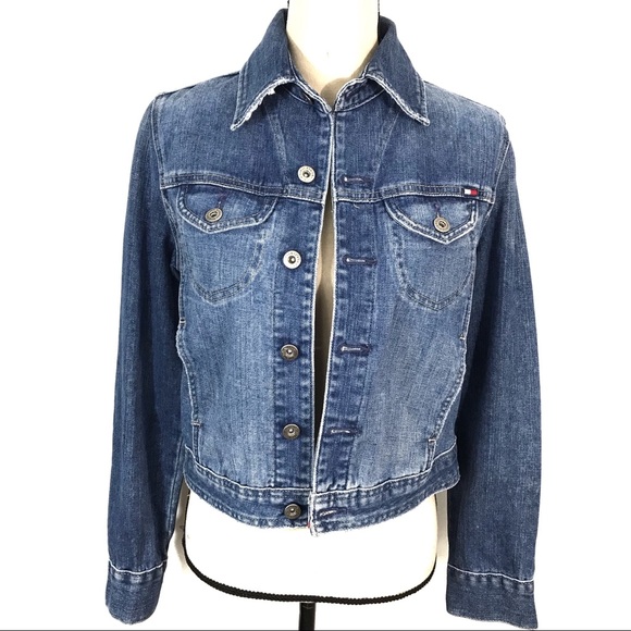 Tommy Hilfiger Jackets & Blazers - Tommy Hilfiger Blue Wash Cotton Denim Jean Jacket